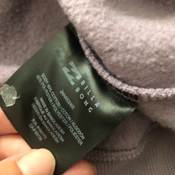 Billabong Light Purple Crewneck Sweater - Picture 5 of 7